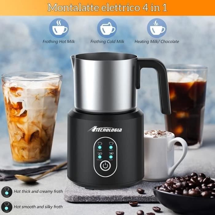 Mousseur à lait Infinity Goods - Électrique - 4 Fonctions - 500ML - Mousseur à lait