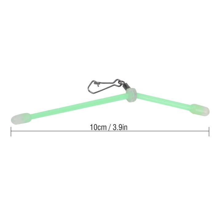 Lot De 5 Connecteurs D’équilibre De Pêche En PVC – Forme T, Fluorescent, Creux, Pour Montage Carpe