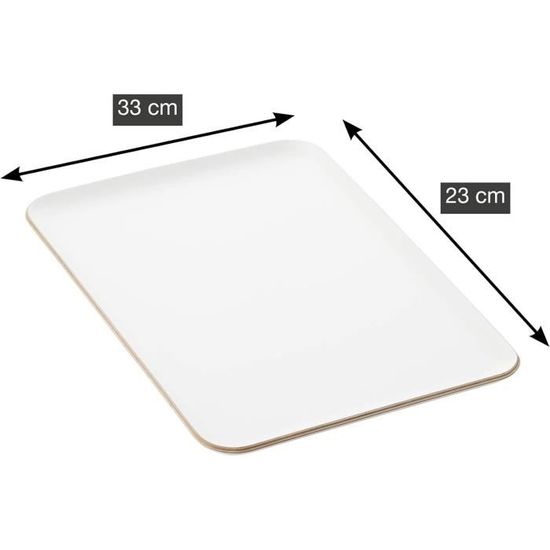 2 Plateaux Salle De Bain Silicone Noir Rectangulaire YAIXLKEU 20x10 Cm - Décoratifs
