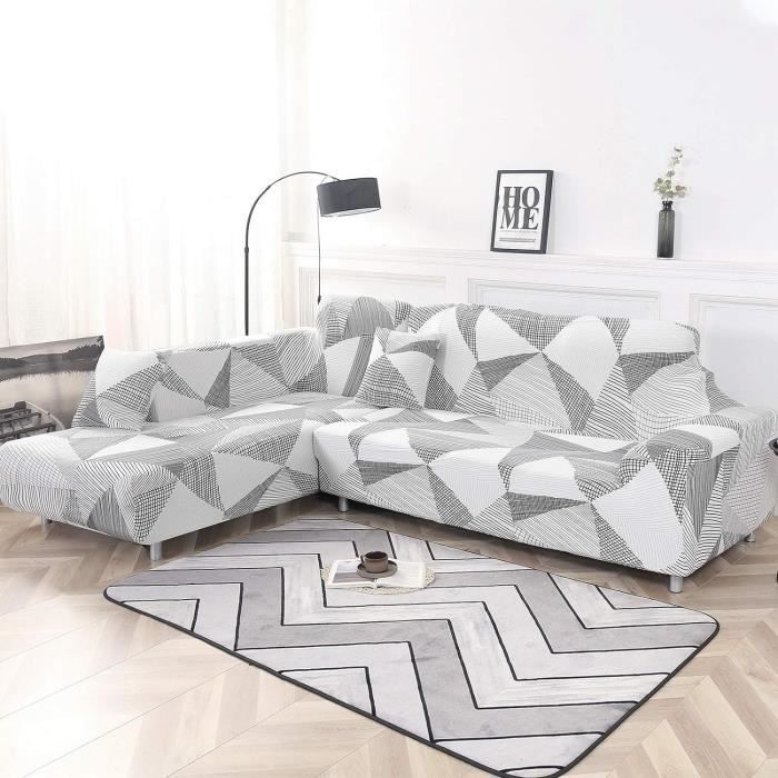 Housse De Canape D Angle Avec Appui Tete Amovible