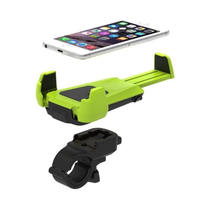 Support Moto pour IPHONE 12 ProScooter Guidon GPS Universel Velo VTT  Cyclisme Universel (NOIR)
