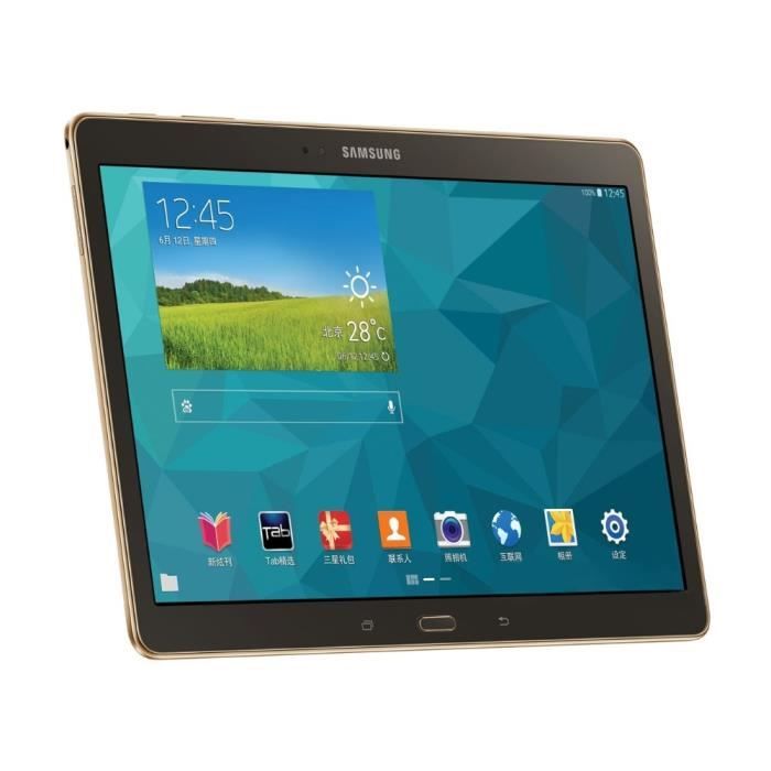 Tablette Tactile Samsung Galaxy Tab S 10.5 pouces T805 4G + WIFI 3GB RAM  16GB ROM Quad-core 7900mAh 8MP Tablette Android - Cdiscount Informatique