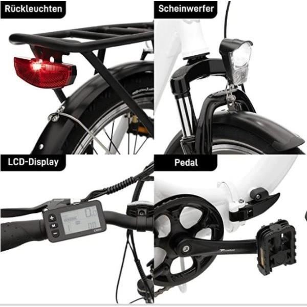 Vélo électrique moverace 20 deals pouces 250w 5.2 ah classic