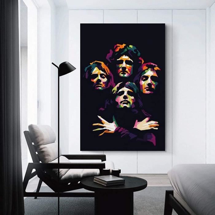 Kurt Cobain Poster Sur Toile Et Art Mural Impression Moderne Décoration