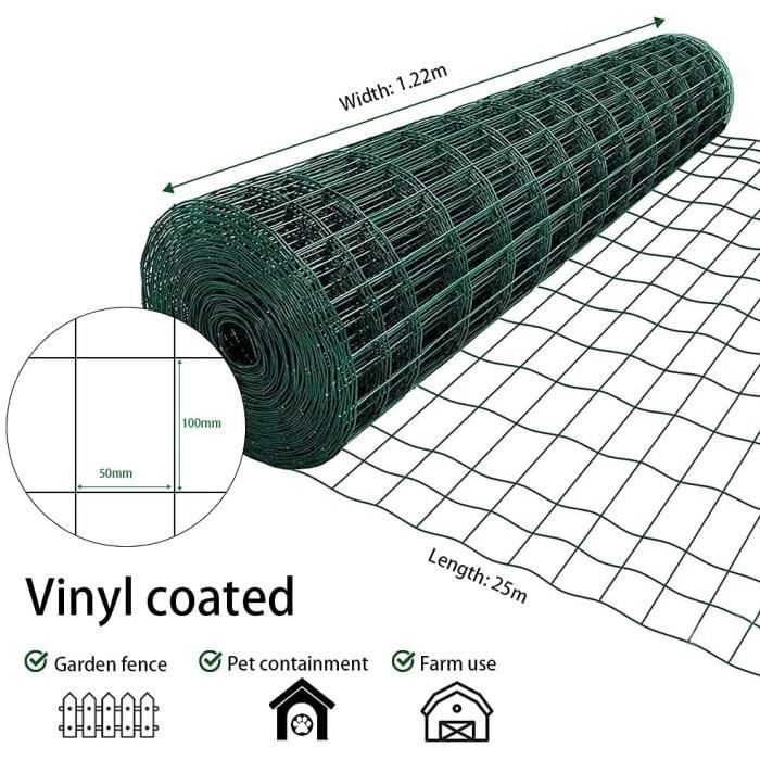 10 Tendeurs De Fil Clôture 100mm - Acier Carbone Vert - Pour Ferme, Jardin, Clôture Treillis
