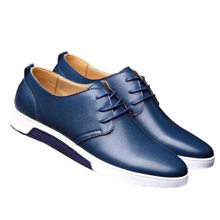 Baskets Homme En Cuir Oxford - Faites à La Main - Antidérapantes - Taille AU 9 / UK 9.5