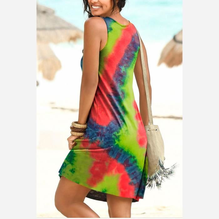 Robe femme fluo top