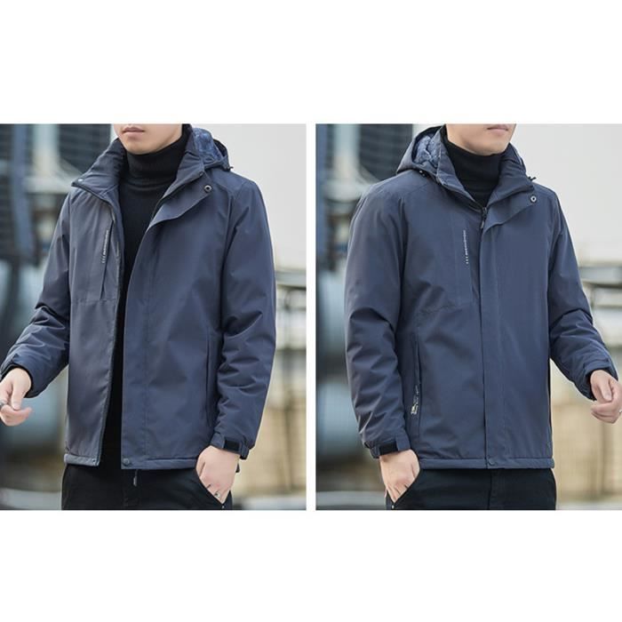 Parka avec capuche homme outlet
