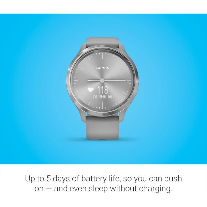 V vomove 3 44 Mm Oled Argent Gps Satellite J6964 Cdiscount