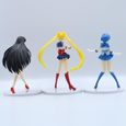 5 pcs 16.5 cm Sailor Moon Figurine Pause Temps Figure Marin Mars Mercury Vénus Jupiter Action Figure Poupée Jouets Cadeau De Noël-3