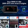 AWESAFE Autoradio Android 11【4Go+64Go】pour BMW X1 E84 2009-2015 Système CIC avec écran d'origine avec Carplay/Android Auto-3