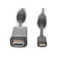 CABLE USB TYPE C MALE TO HDMI MALE 5M AVEC FILTRE A FERRITE-4K/2K AVEC 60 Hz.-3