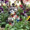 Décoration de jardin en forme de chat, décoration de jardin, nain de jardin résistant aux intempéries, statue de chat Gnome-3