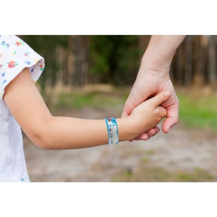 Lot de 8 Bracelet Enfant Perdu, Bracelet SOS Enfant, Bracelets Sécurité pour Garçons, Filles (Multicolore Lot de 8 Bracelet Enfant Perdu, Bracelet SOS Enfant, Bracelets Sécurité pour Garçons, Filles (Multicolore