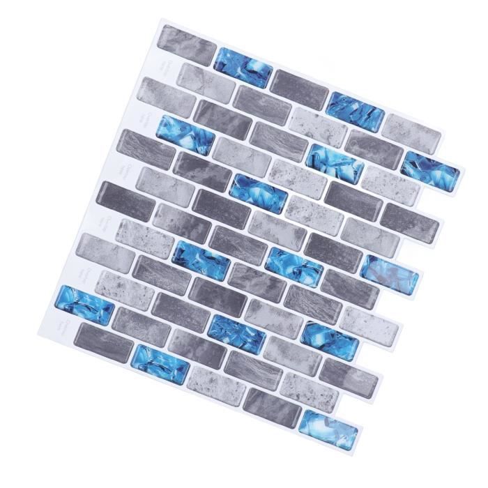 Polyvalence Sticker Fafeicy Autocollant mural Papier Peint 3D Auto-adhésif Motif Brique ...