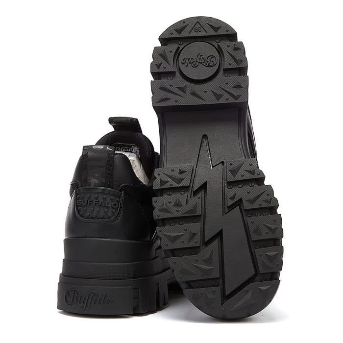 Buffalo Aspha Buffalo Basket Basse Femme Baskets Noires Femme