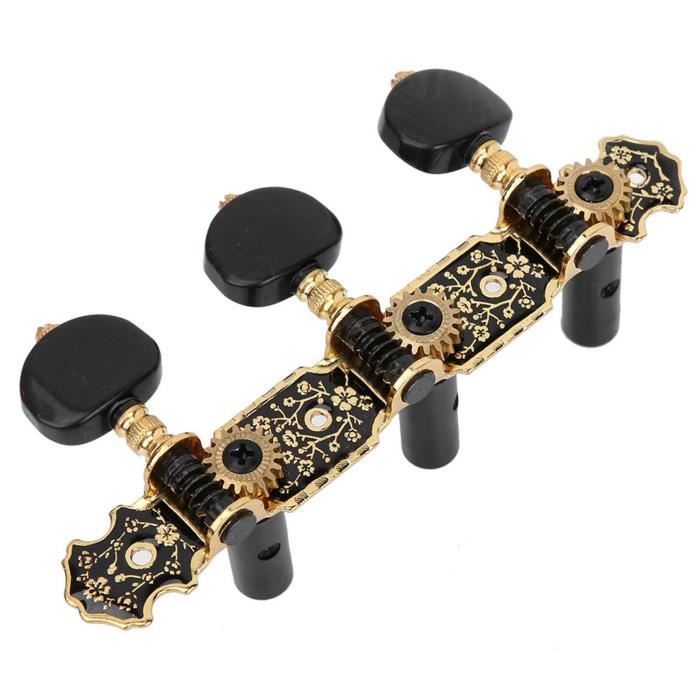 Mécaniques De Guitare/mandoline - Lot De 2 Chevilles Métalliques Avec Viroles Et Vis, Accordeur Précis, Pour Remplacement Ou Upgrade