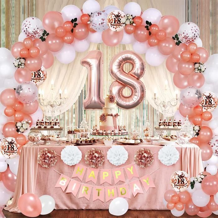 Deco Anniversaire 18 Ans D'occasion - Décoration