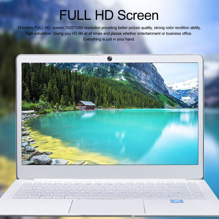 PC Portable windows 11 Intel Quad Core Notebook 14 pouces 8Go+128Go ...