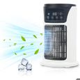 Climatiseur portable - PZCC - Mini climatiseur personnel - Ventilateur de bureau - 10,6x6,29x6,29 pouces - 300 ml