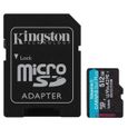 STOCKAGE, Cartes mémoire, Micro SD, Kingston 512 Go Microsd Canvas Go Plus + Ad-0