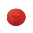Lanterne Japonaise Rouge, Lampion boule Papier, 35 cm, à suspendre - Unique-0