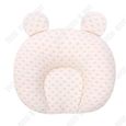 TD® Oreiller bébé anti-biais tête latex oreiller couche d'air coton bébé oreiller stéréotypé oreiller nouveau-né amovible et-0