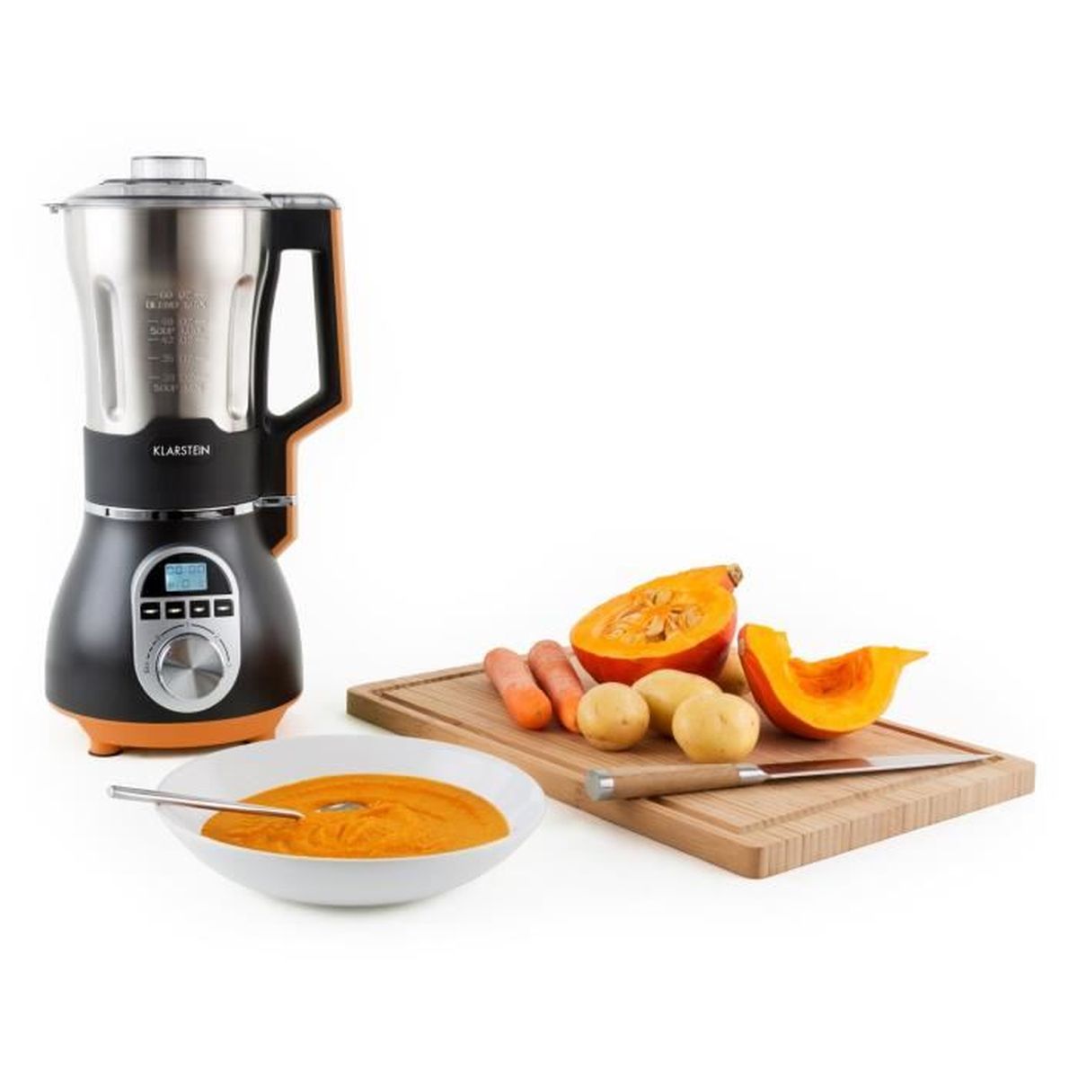 Klarstein SoupChef Mixeur à soupe chauffant pour soupes, sauces