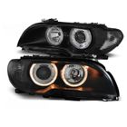 TUNING-TEC SP. Z O.O. SP.K. Paire de phares BMW serie 3 E46 Coupe de 2003 a 2006 angel eyes noir-27361170