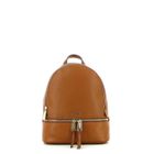 Sac à Dos Rhea Medium en Cuir Marron - MICHAEL KORS - Femme - Fermeture zippée