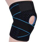 BRAND 1Pc Genouillère avec stabilisateurs latéraux et coussinets en gel - AQSACOKIYA - Bleu - Fitness - Multisport