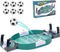 Mini Jeu de Baby-Foot, Match de Baby-Foot sur Table, Jeu de Plateau de Football de Table, avec 6 Balles, Jeux de société