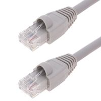 CableMarkt - Câble réseau UTP LSHF avec connecteur RJ45 Cat.6 gris 15 m