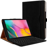 Étui de Protection Couleur Noir avec Clavier Français Azerty Bluetooth pour Tablette Samsung Galaxy Tab A 10.1 SM-T510