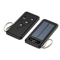 Puissance mobile TD® 30000 mAh Un à quatre câbles Chargeur solaire