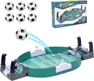 BABY-FOOT Mini Jeu de Baby-Foot, Match de Baby-Foot sur Table, Jeu de Plateau de Football de Table, avec 6 Balles, Jeux de société