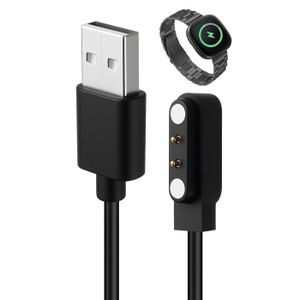 Lamshaw Chargeur Magnétique Compatible avec Ice Smart 2.0 1.96 Pouces Smart Watch, Support de Charge pour Montre Connectée, Noir
