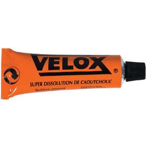 Colle à rustine dissolution VELOX tube 10ml réparation chambre à air vélo
