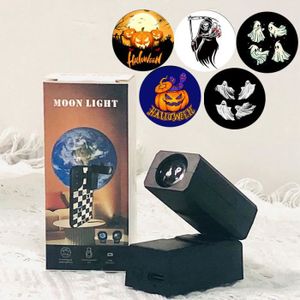 PROJECTEUR LASER NOËL Projecteur Halloween Extrieur Lumire de Halloween tanche avec 5 Diapositives et Tlcommande Adsorption magntique
