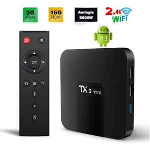 Télécommande TV TX3 Mini Android 8.1 Smart TV Box Lecteur multimédia