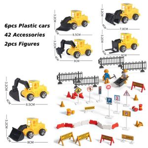 VOITURE - CAMION Accessoires - Modèle de voiture en alliage pour enfants, Crane Transporter, Skidding Toys, Carro Miniatura Tr
