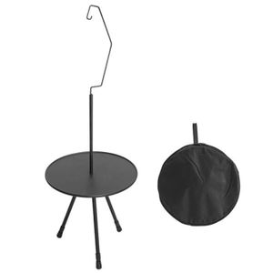 TABLE DE CAMPING Noir - Table de camping pliante en alliage d'alumi