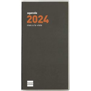 AGENDA - ORGANISEUR Agenda 2024 Plat Min Mois Vue Janvier 2024 - Décembre 2024 (12 mois) Min Espagnol A557