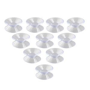 Hot 10 pièces ventouse Double face-Ventouse coussinets pour le verre en
