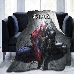 COUVERTURE - PLAID Couverture de jeté Spiderman super douce et légère