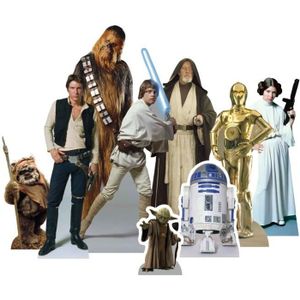 FIGURINE - PERSONNAGE Figurine en carton Star Wars - Licence Officielle 