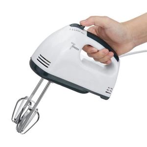 Mimore Sokany Batteur /électrique 5 vitesses 500 W avec base pi/édestal fouets et crochets en acier inoxydable Blanc