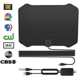 Antenne TV Intérieur Puissante, Antenne TNT DVB-T-DTMB, 4K 1080P, Antenne  Tige Numérique avec Amplificateur de Signal Booster e A96 - Cdiscount TV  Son Photo