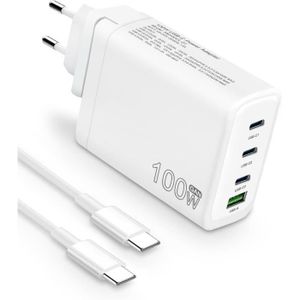 CHARGEUR - ADAPTATEUR  Chargeur Usb C 100W, Chargeur Gan Rapide, Adaptate