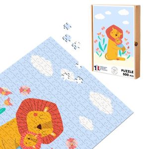 PUZZLE Puzzle Classique 500 pièces Reine Maman Lion Dessi